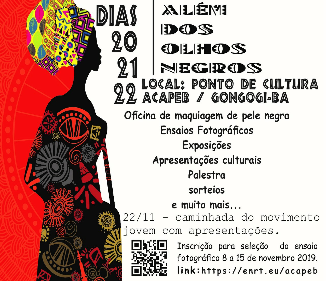 Evento de valorização a cultura negra é protagonizado pela propria juventude