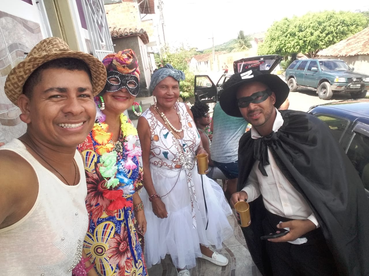 Foliões de todas as idades participaram do evento (Foto: Whatsapp)