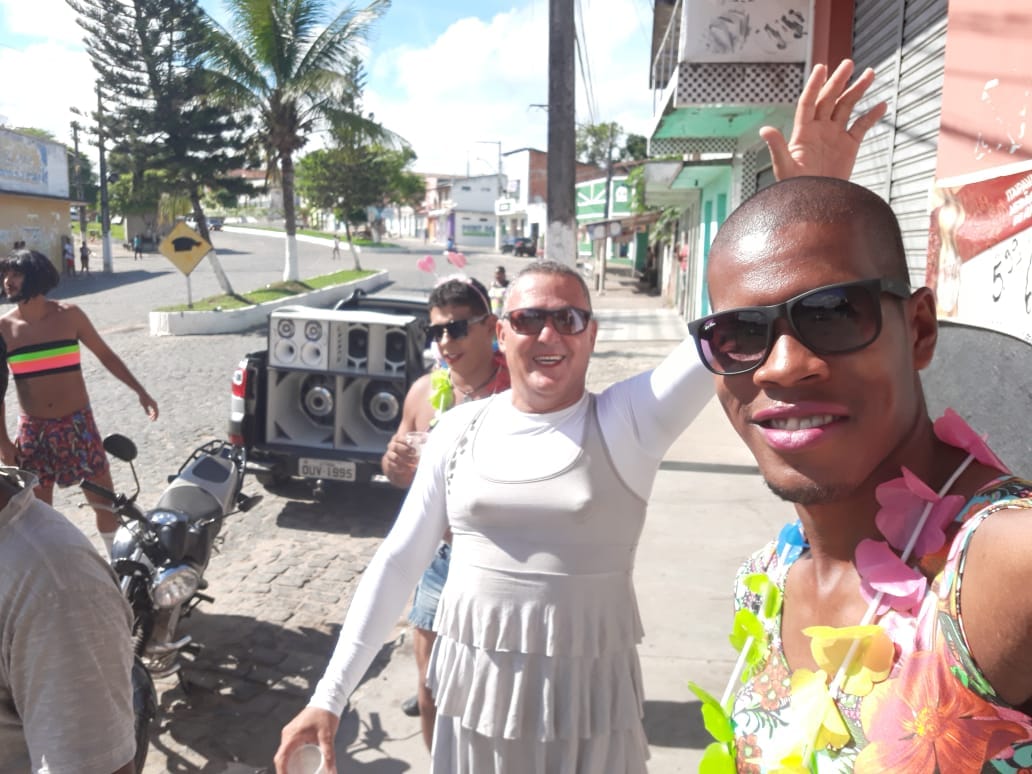 Os jogadores fizeram uma caminhada nas ruas. Foto: Divulgação