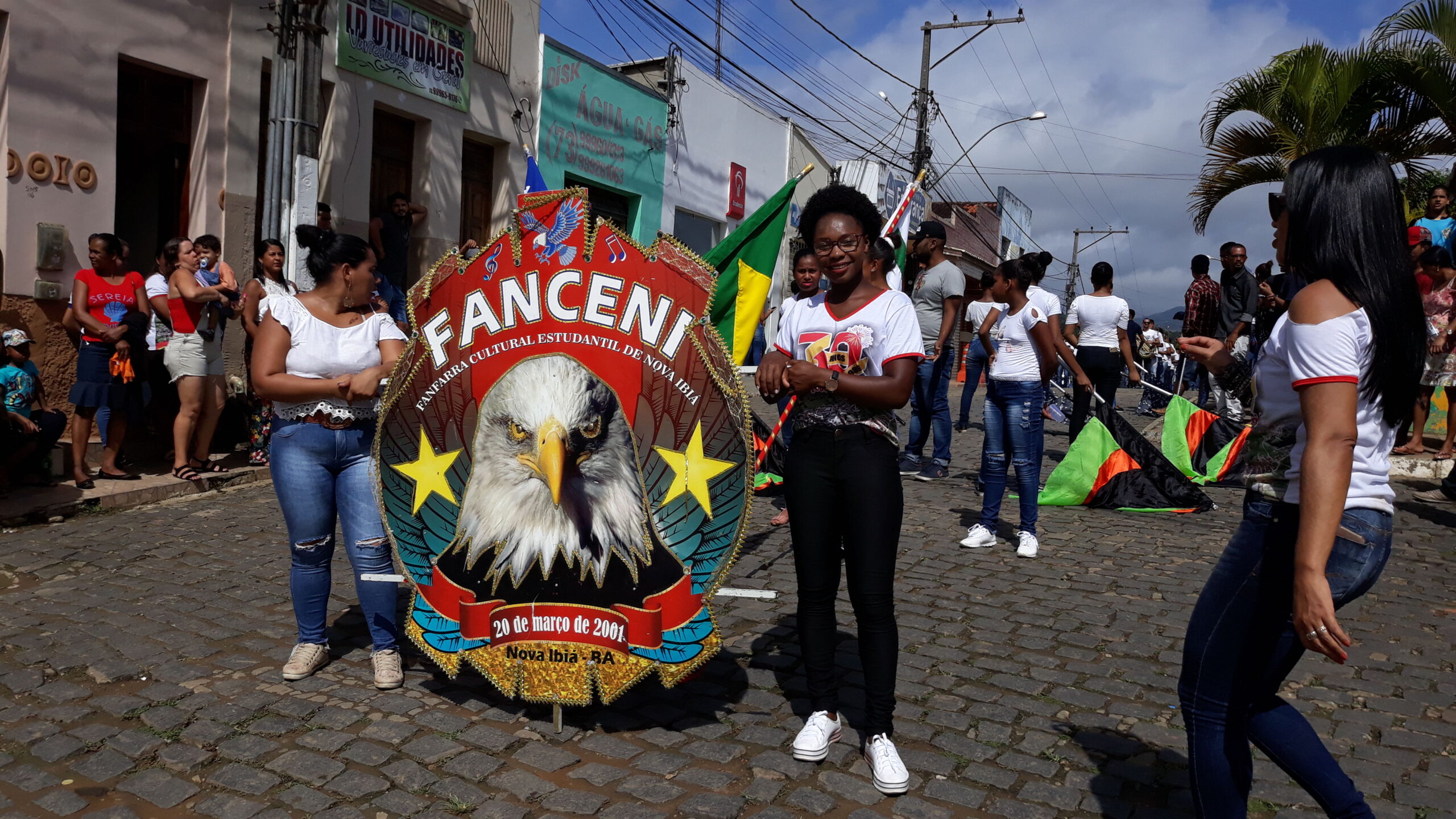 Fanfarra é composta por jovens do municipio. Foto: Portal Gongogi.