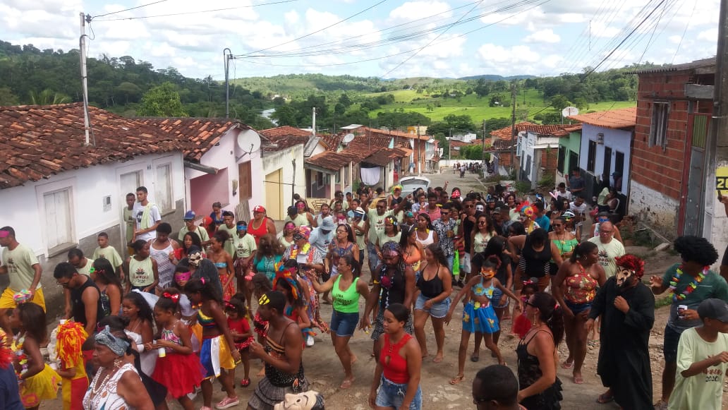 Carnaval Popular no povoado acontece desde 2014. (Foto: Whatsapp)