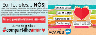 A HORA DO CONTO: Um gesto que vai alimentar crianças e seu coração