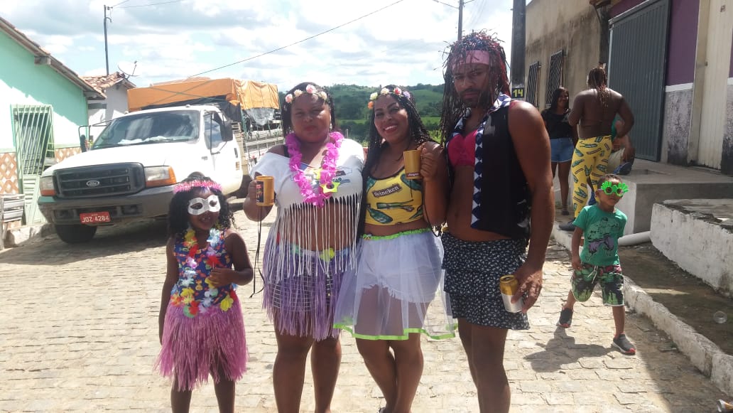 O povo expressou sua alegria e deixou solto o espírito do carnaval. (Foto: Whatsapp)