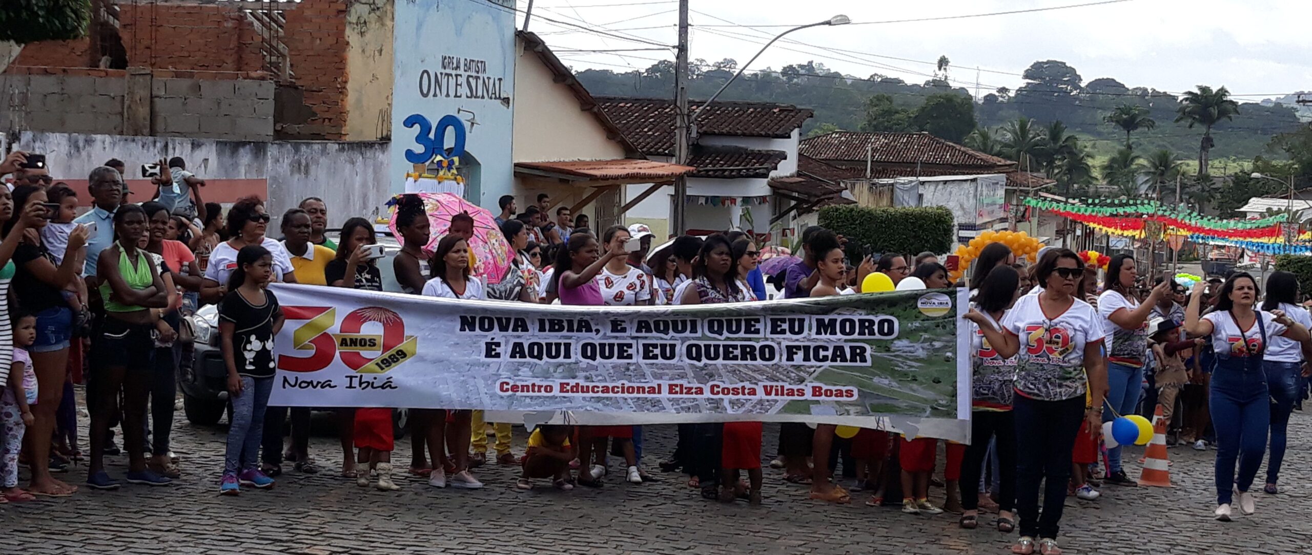 Comemoração dos 30 anos envolve toda a comunidade. (Foto: Portal Gongogi)